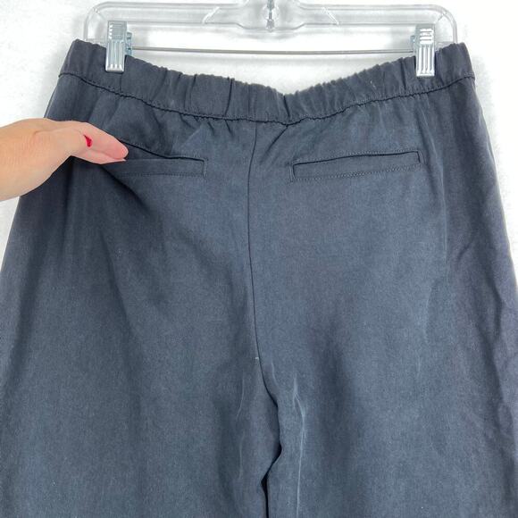 CAbi Bianca Pull On Pant Size S Washed Black Pockets Drawstring 100% Lyocell - Picture 7 of 12